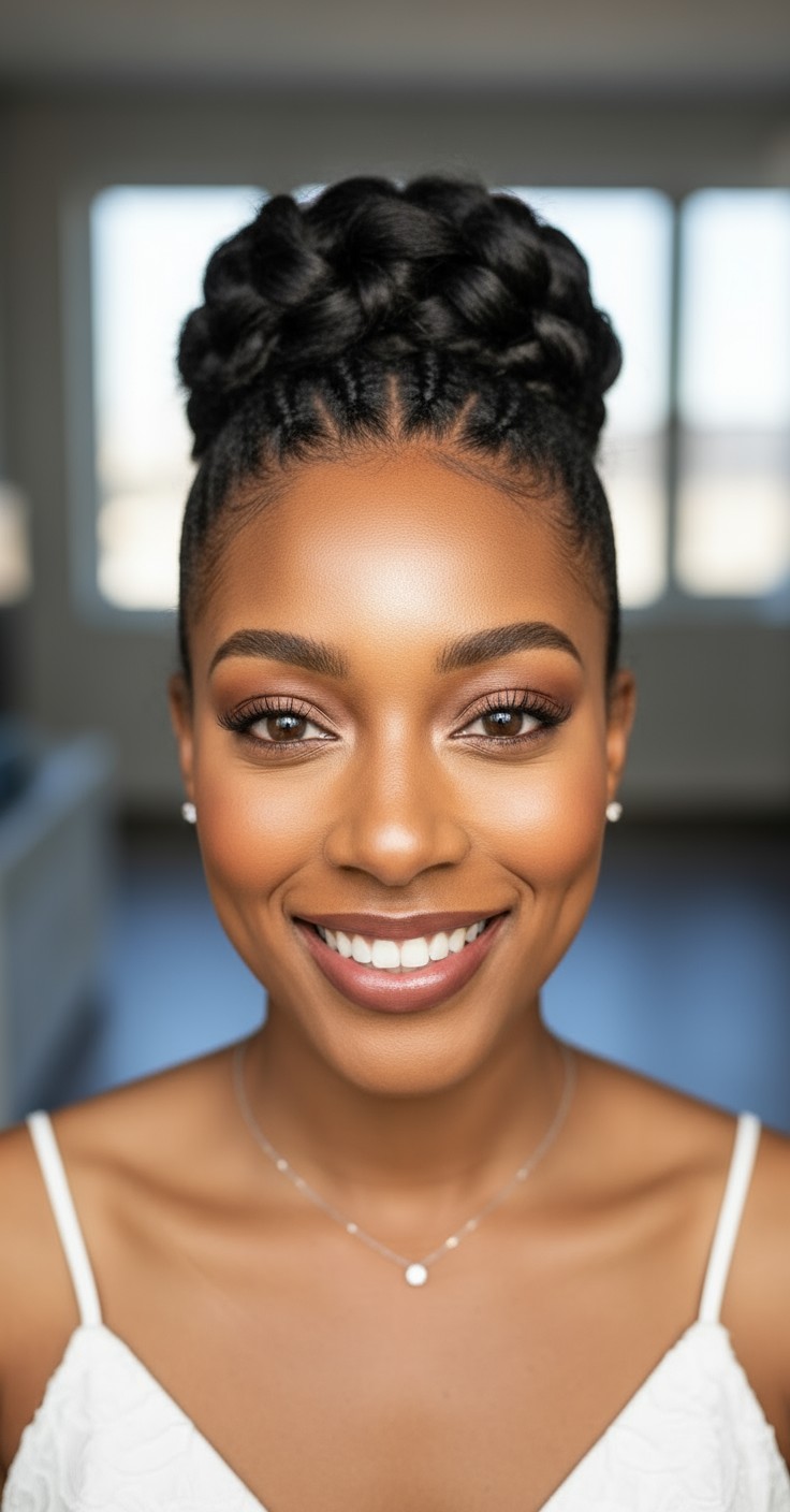 After Bridal High Updo